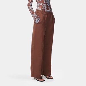 NWT💕 Hansen and Gretel LENNON RELAXED PANT - CHOCOLATE S